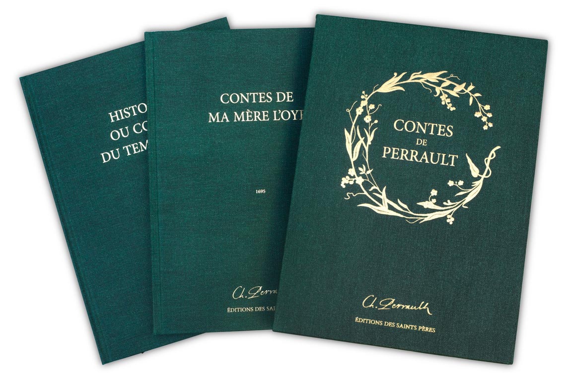 Le coffret du manuscrit des Contes Perrault