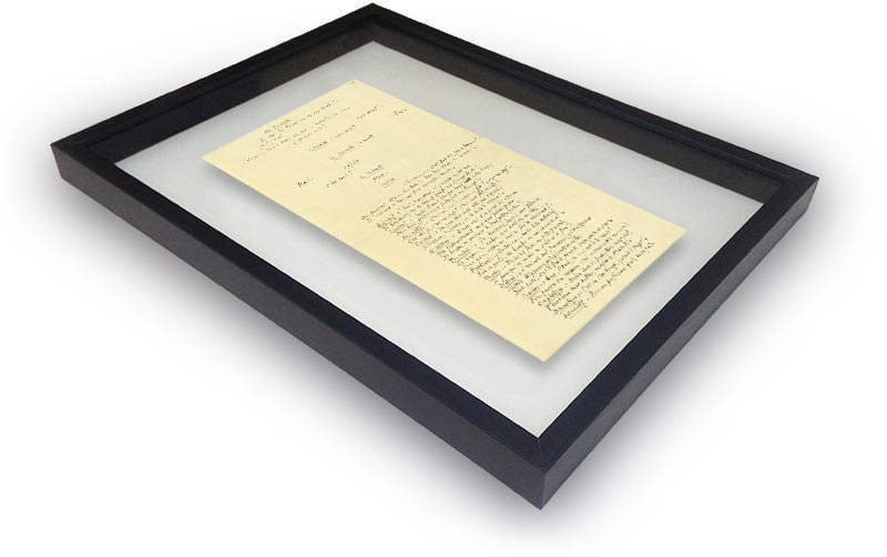 Cyrano de Bergrac tableau manuscrit