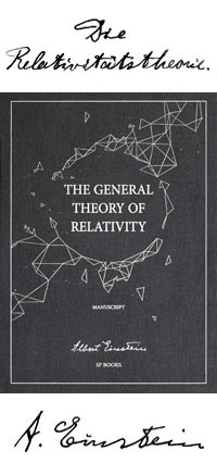 The General Theory of Relativity Manuskript