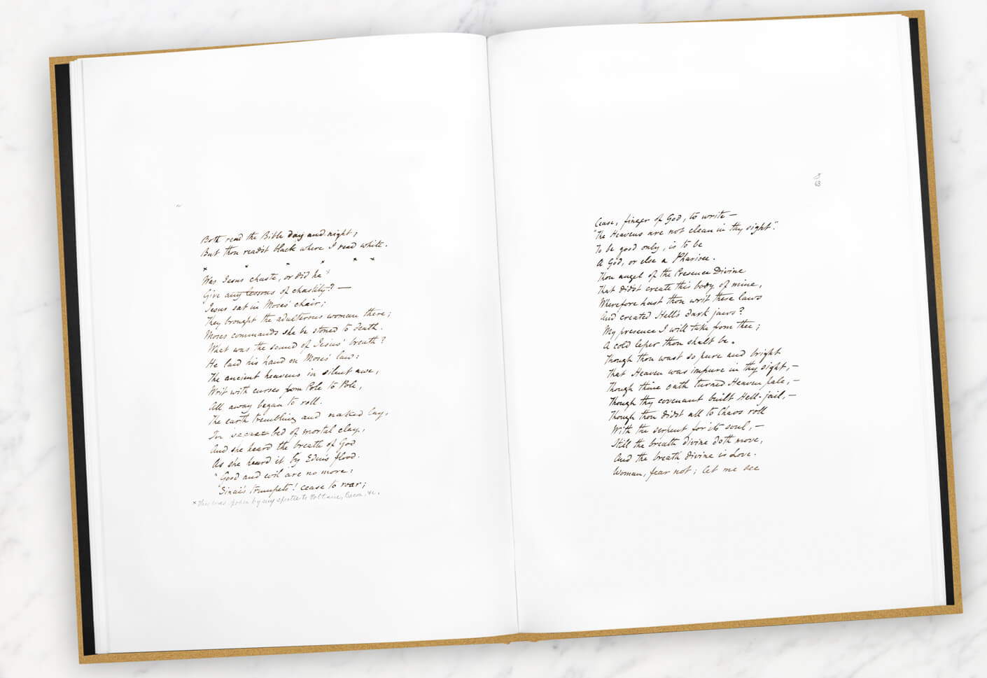 Manuscrit de Dante Gabriel Rossetti